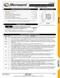 LX2208ILD-TR Datasheet Page 2