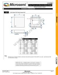 LX2208ILD-TR Datasheet Page 11