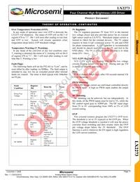 LX2273ILQ Datasheet Page 17