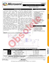 LX6512CD-TR Datasheet Cover