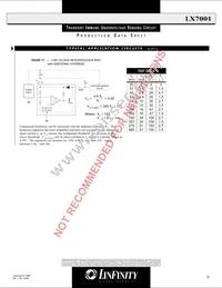 LX7001ILP Datasheet Page 9