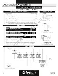 LX8386B-33CP Datasheet Page 2