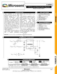 LX8580A-00CP Datasheet Cover