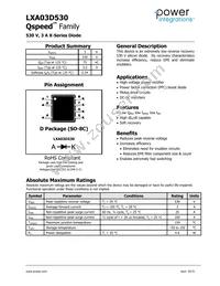 LXA03D530-TL Datasheet Cover