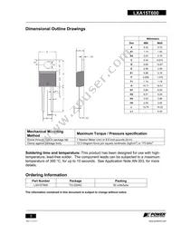 LXA15T600 Datasheet Page 5