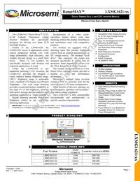 LXMG1621-03 Datasheet Cover