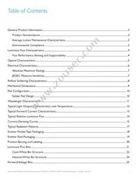 LXML-PWN1-0120 Datasheet Page 2