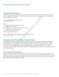 LXML-PWN1-0120 Datasheet Page 3