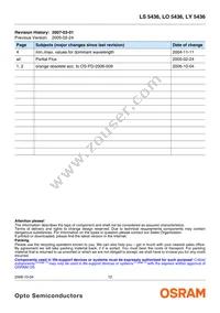 LY 5436-VBW-1 Datasheet Page 12