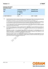 LY B6SP-BBDB-36-1-140-R33-Z Datasheet Page 2