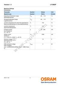 LY B6SP-BBDB-36-1-140-R33-Z Datasheet Page 3