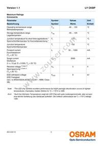 LY CKBP-JYKX-46-1-350-R18-Z Datasheet Page 3