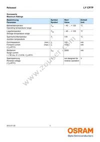 LY CP7P-JRJT-36-0-350-R18 Datasheet Page 3