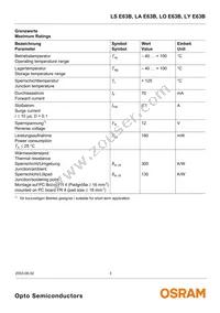LY E63B-CBEA-26-1 Datasheet Page 3