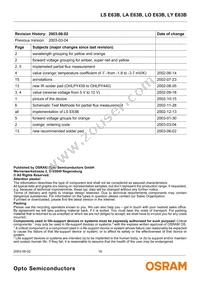 LY E63B-CBEA-26-1 Datasheet Page 16