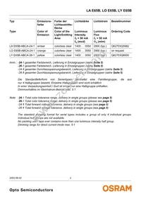 LY E65B-ABCA-26-1 Datasheet Page 2