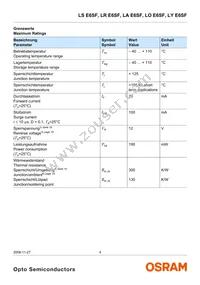 LY E6SF-AABA-46-1-ZI Datasheet Page 4