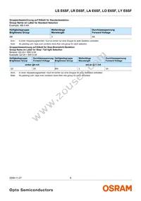 LY E6SF-AABA-46-1-ZI Datasheet Page 8