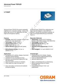 LY G5AP-CZDZ-36-1-100-R18-Z Datasheet Cover
