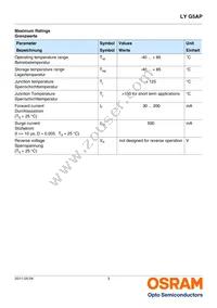 LY G5AP-CZDZ-36-1-100-R18-Z Datasheet Page 3