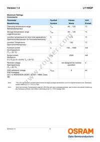 LY H9GP-HZKX-36 Datasheet Page 3