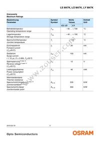 LY M47K-J1K2-26-Z Datasheet Page 3