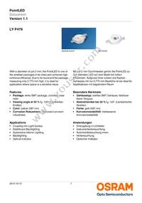 LY P476-Q2S1-26-0-20-R18F-Z Datasheet Cover