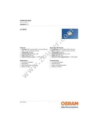 LY Q976-P1R2-36 Datasheet Cover