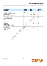 LY T66F-AABA-35-1 Datasheet Page 3