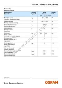 LY V196-P1Q2-26 Datasheet Page 3