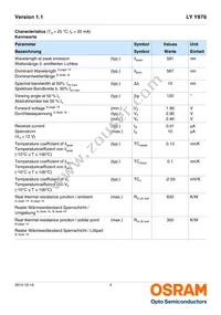 LY Y876-R2T1-26-Z Datasheet Page 4