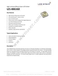 LZ1-00G102-0G23 Datasheet Cover