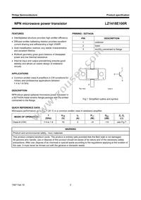 LZ1418E100R Datasheet Page 2