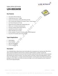 LZ4-00GW08-0028 Datasheet Cover