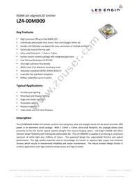 LZ4-00MD09-0000 Datasheet Cover