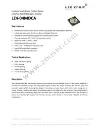 LZ4-04MDCA-0000 Datasheet Cover