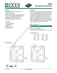 M-991-01SMTR Datasheet Cover