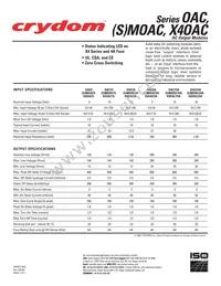 M-OAC15A Datasheet Cover