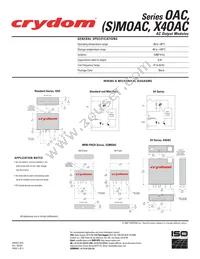 M-OAC15A Datasheet Page 2