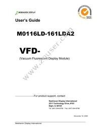 M0116LD-161LDA2 Datasheet Cover