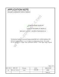 M0116LY-161LSAR1 Datasheet Page 2