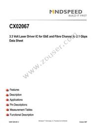 M02067G-09-T Datasheet Cover