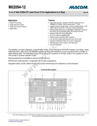 M02094-12 Datasheet Cover