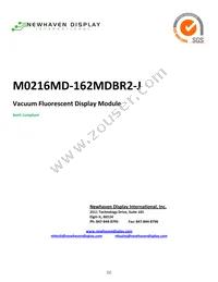 M0216MD-162MDBR2-J Datasheet Cover