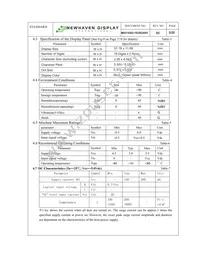 M0216SD-162SDAR1 Datasheet Page 3