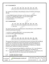 M0216SD-162SDAR2-1 Datasheet Page 19