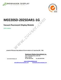 M0220SD-202SDAR1-1G Datasheet Cover