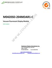 M0420SD-204MDAR1-C Cover