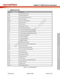 M0518SD2AE Datasheet Page 11