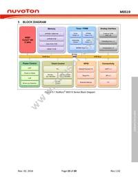 M0519VE3AE Datasheet Page 23